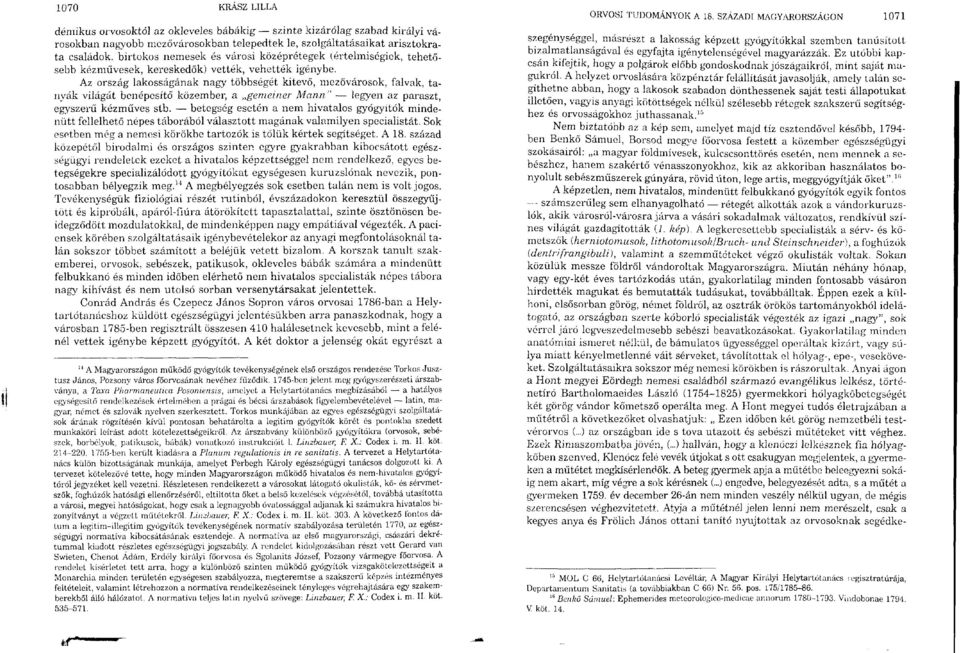 Az ország lakosságának nagy többségét kitevő, mezővárosok, falvak, tanyák világát benépesítő közember, a gemeiner Mann" legyen az paraszt, egyszerű kézműves stb.