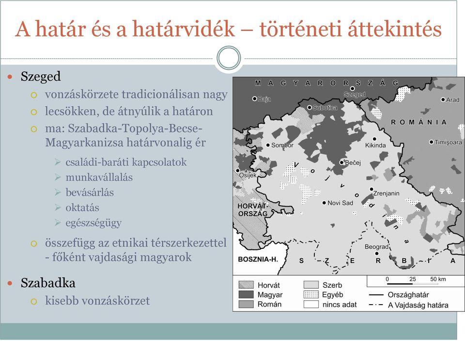 határvonalig ér családi-baráti kapcsolatok munkavállalás bevásárlás oktatás