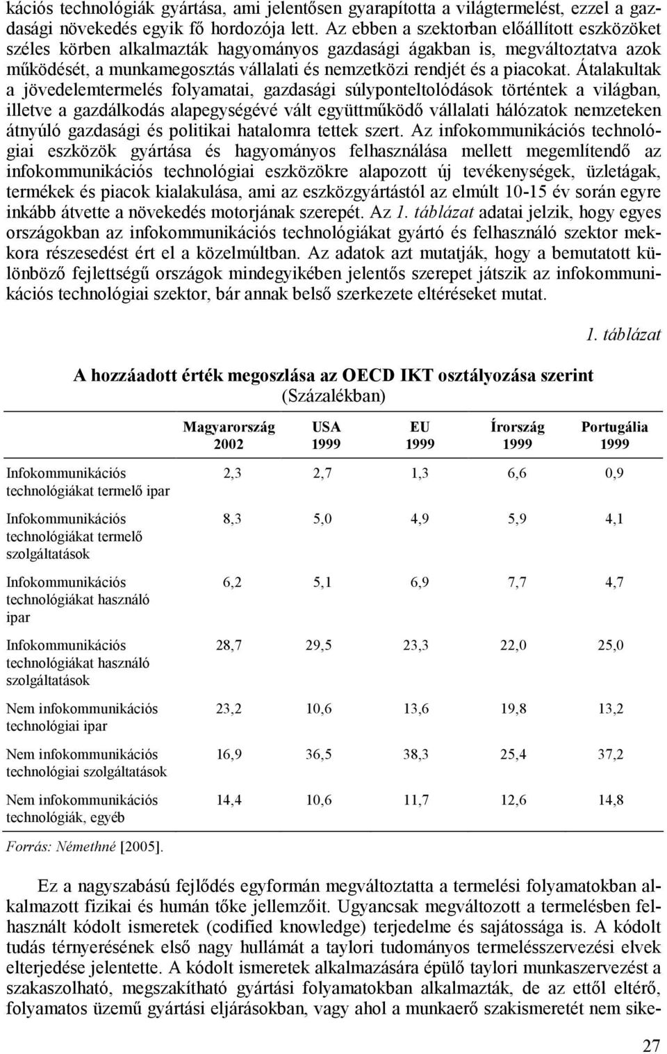 Átalakultak a jövedelemtermelés folyamatai, gazdasági súlyponteltolódások történtek a világban, illetve a gazdálkodás alapegységévé vált együttmőködı vállalati hálózatok nemzeteken átnyúló gazdasági