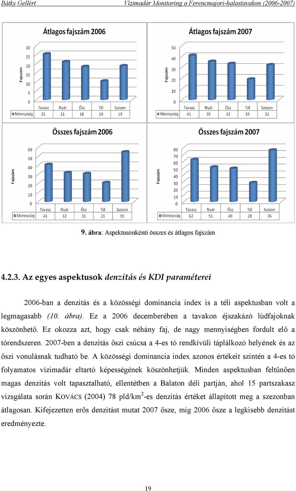 Ez a 2006 decemberében a tavakon éjszakázó lúdfajoknak köszönhető. Ez okozza azt, hogy csak néhány faj, de nagy mennyiségben fordult elő a tórendszeren.