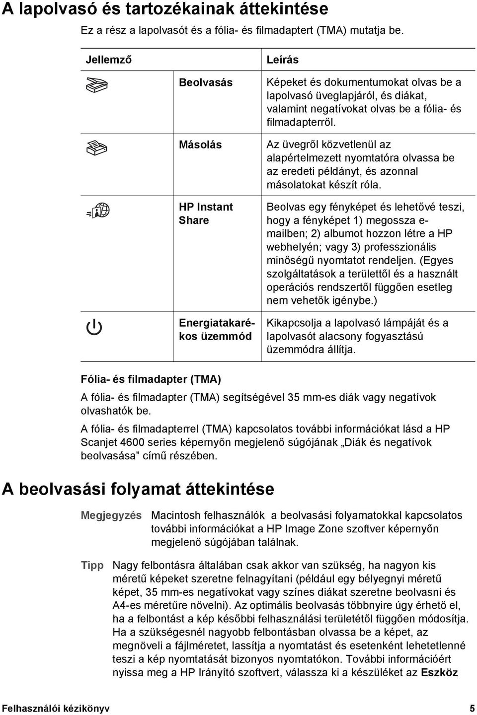 filmadapterről. Az üvegről közvetlenül az alapértelmezett nyomtatóra olvassa be az eredeti példányt, és azonnal másolatokat készít róla.