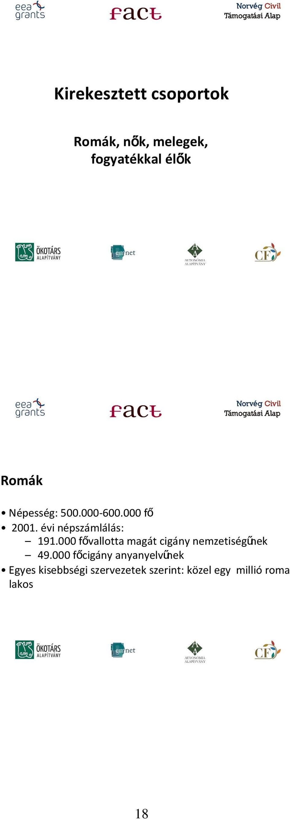 000 fővallotta magát cigány nemzetiségűnek 49.