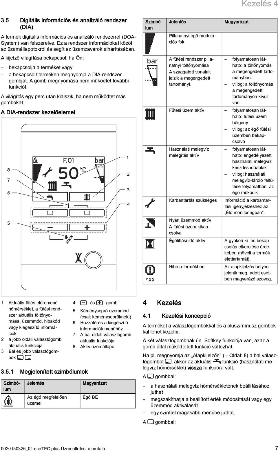 A kijelző világítása bekapcsol, ha Ön: bekapcsolja a terméket vagy a bekapcsolt terméken megnyomja a DIA-rendszer gombját. A gomb megnyomása nem működtet további funkciót.