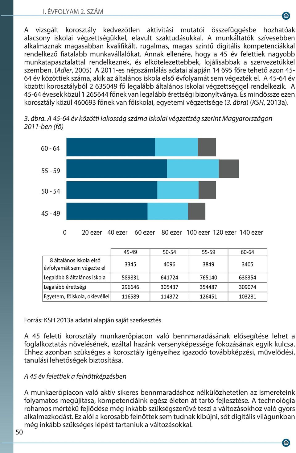 Annak ellenére, hogy a 45 év felettiek nagyobb munkatapasztalattal rendelkeznek, és elkötelezettebbek, lojálisabbak a szervezetükkel szemben.