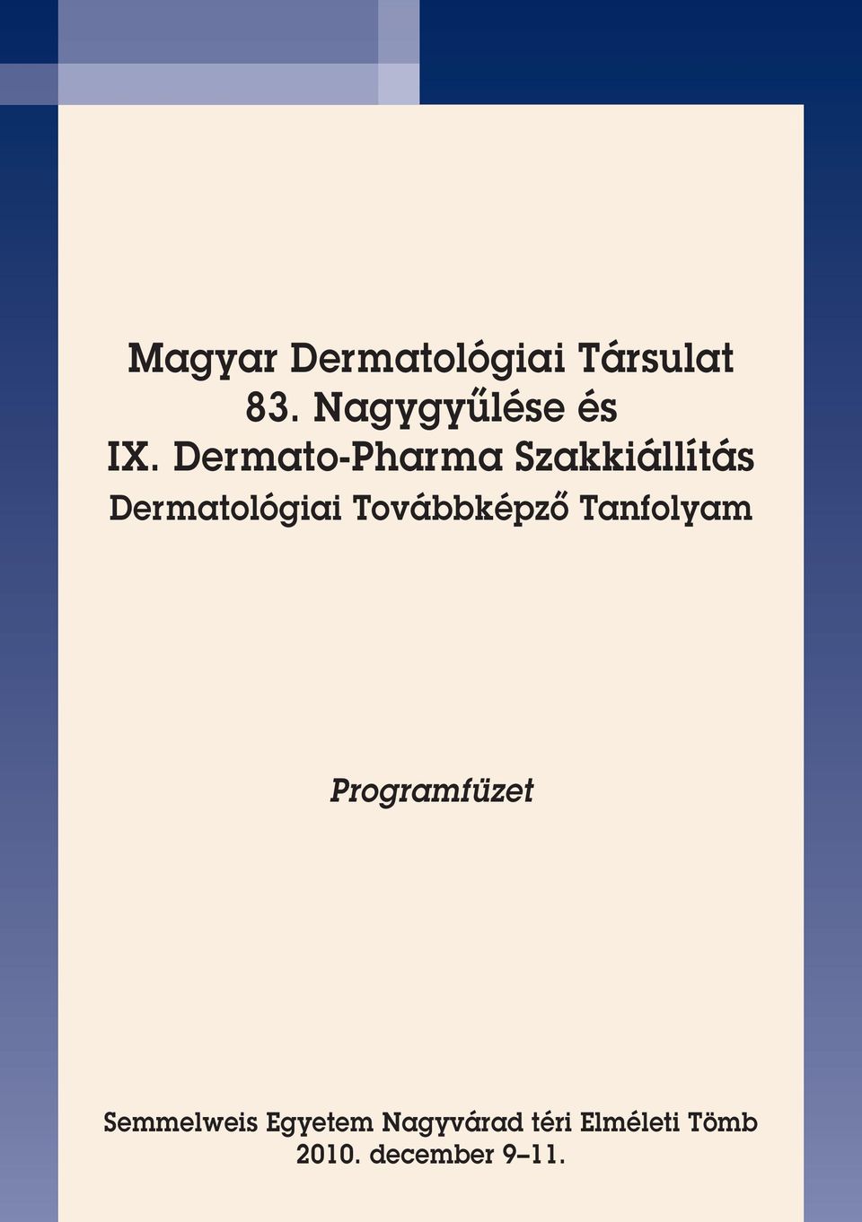 Dermato-Pharma Szakkiállítás