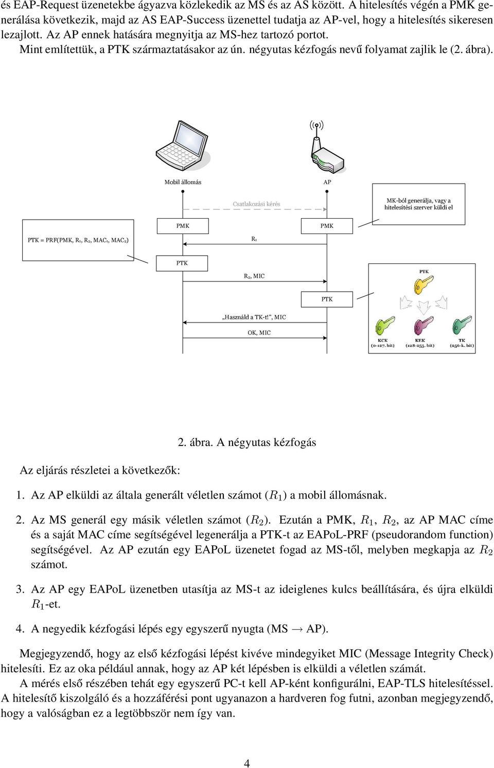 Mint említettük, a PTK származtatásakor az ún. négyutas kézfogás nevű folyamat zajlik le (2. ábra).