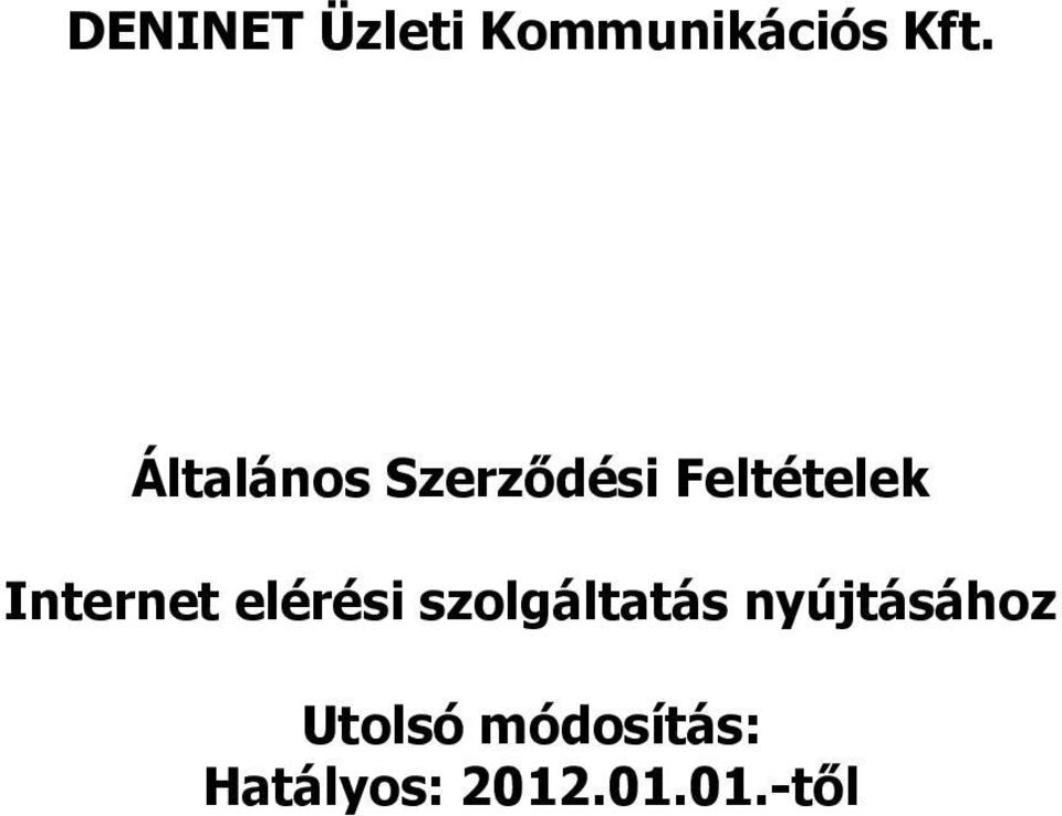 Internet elérési szolgáltatás