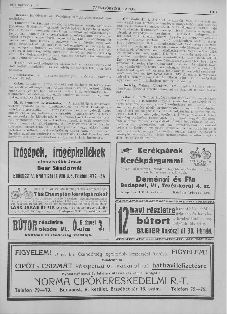 libata~ma sodolt tnyugnli szmv o(~seh) tnyomábtól. Ezt anllilkidejém. éh. öselnk nem i'gen 1rudták 'a mag YaT nemzet jövőjo &'Zempontjá1X>1 ~"jékesíleni. A mási!k :következm{mye a csatának az.