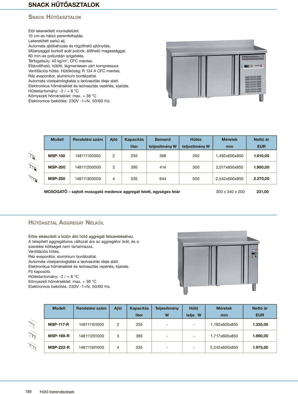 + 38 C Elektromos bekötés: 230V -1+N, 50/60 Hz.