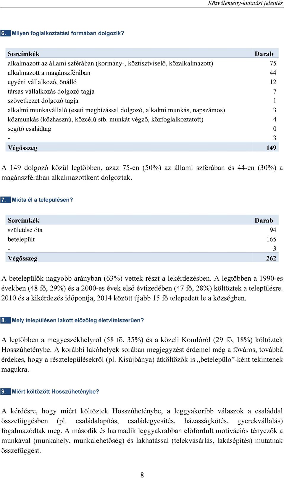 1 alkalmi munkavállaló (eseti megbízással dolgozó, alkalmi munkás, napszámos) 3 közmunkás (közhasznú, közcélú stb.