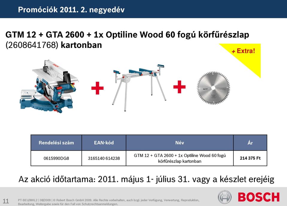 0615990DG8 3165140 614238  körfűrészlap