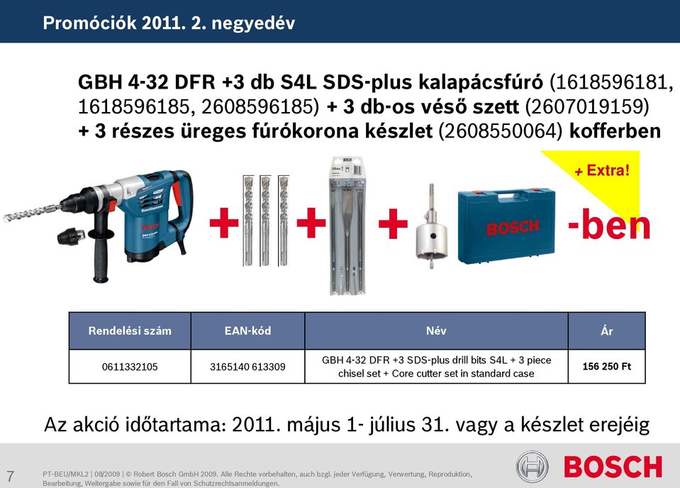 készlet (2608550064) kofferben Extra!