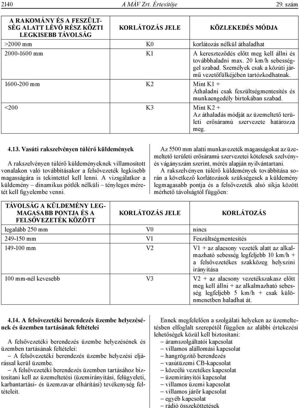 állni és továbbhaladni max. 20 km/h sebességgel szabad. Személyek csak a közúti jármű vezetőfülkéjében tartózkodhatnak.