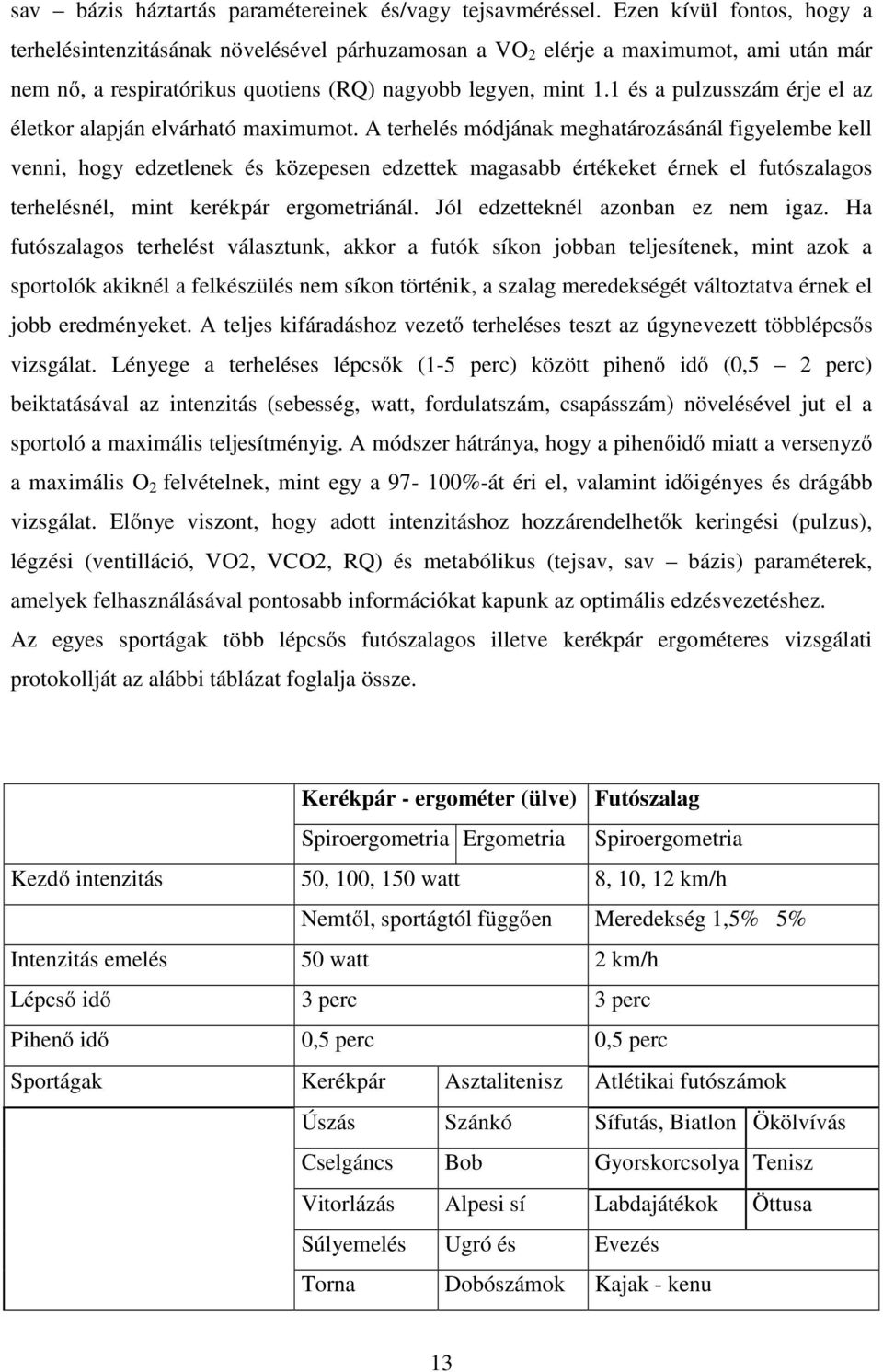 1 és a pulzusszám érje el az életkor alapján elvárható maximumot.