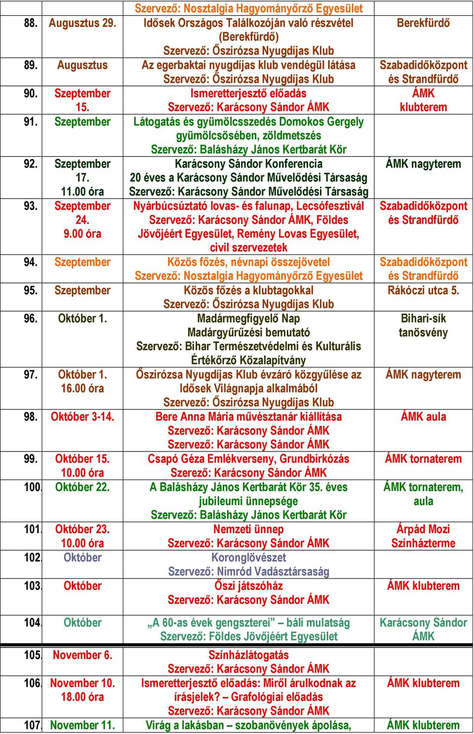 . Szeptember 17. 11.00 óra 93