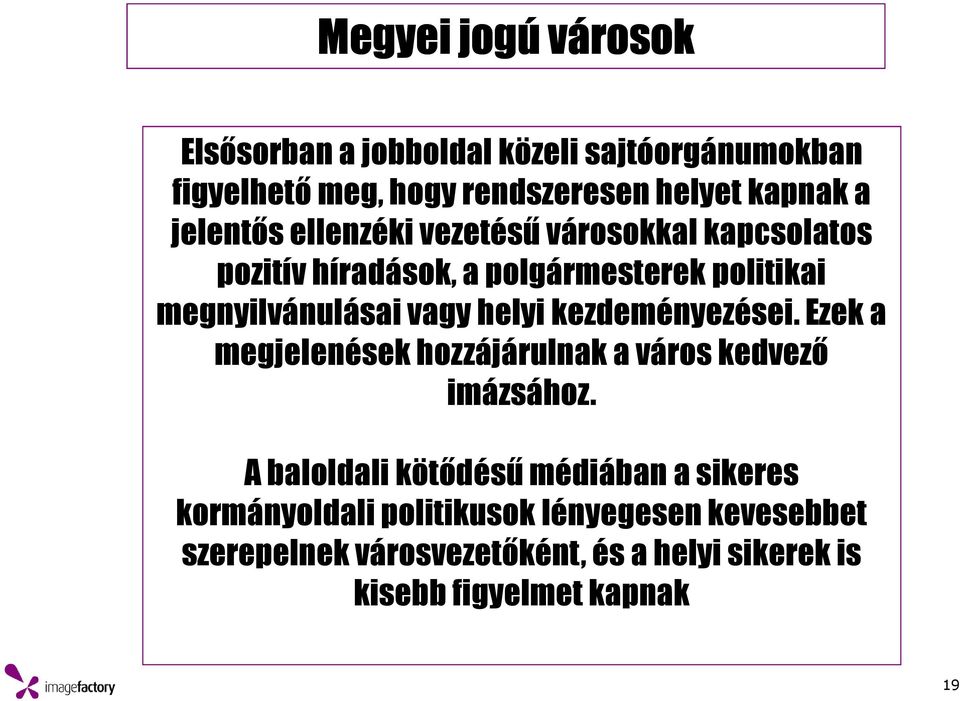 helyi kezdeményezései. Ezek a megjelenések hozzájárulnak a város kedvező imázsához.