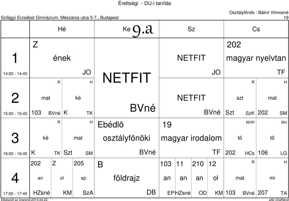 a 0 ének magyar nyelvt :00 - :5 JO JO T V ké T V