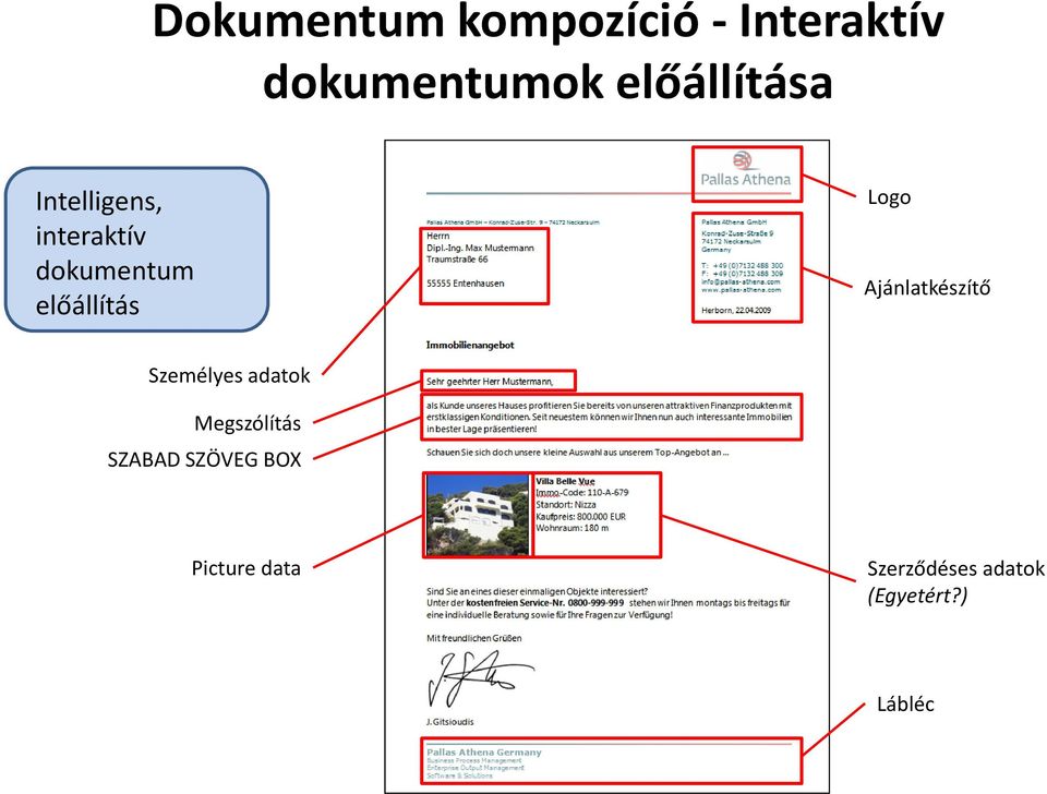 előállítás Logo Ajánlatkészítő Személyes adatok