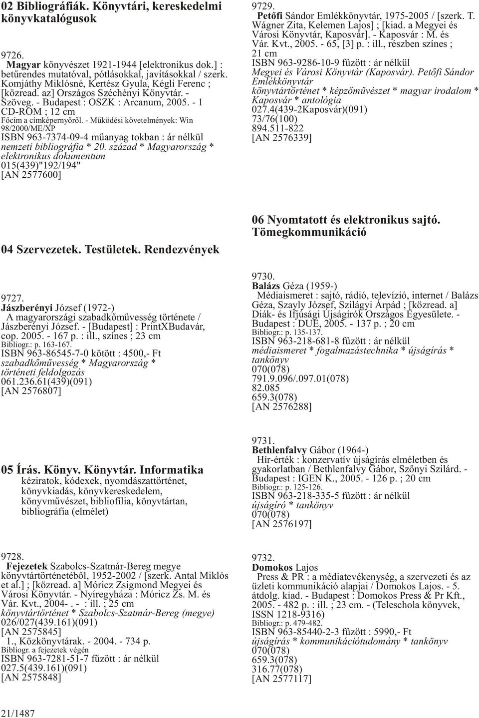 - Mûködési követelmények: Win 98/2000/ME/XP ISBN 963-7374-09-4 mûanyag tokban : ár nélkül nemzeti bibliográfia * 20.