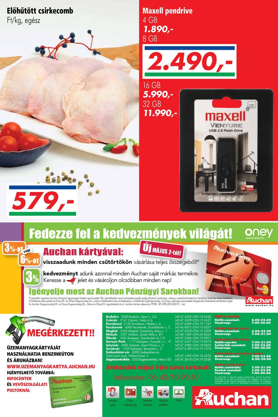 Igényelje most az Auchan Pénzügyi Sarokban!