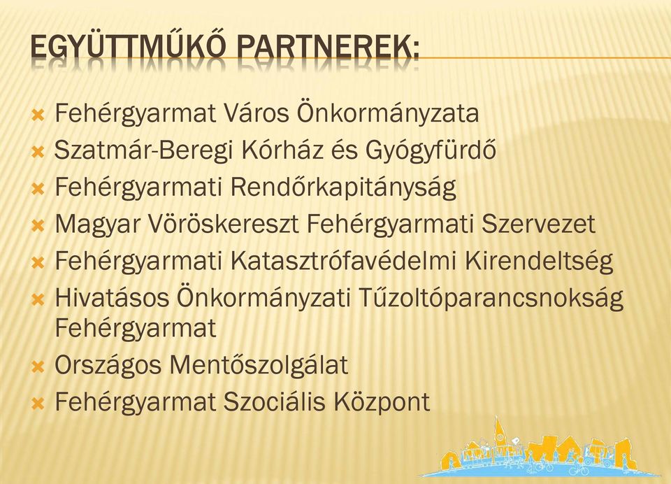 Szervezet Fehérgyarmati Katasztrófavédelmi Kirendeltség Hivatásos Önkormányzati