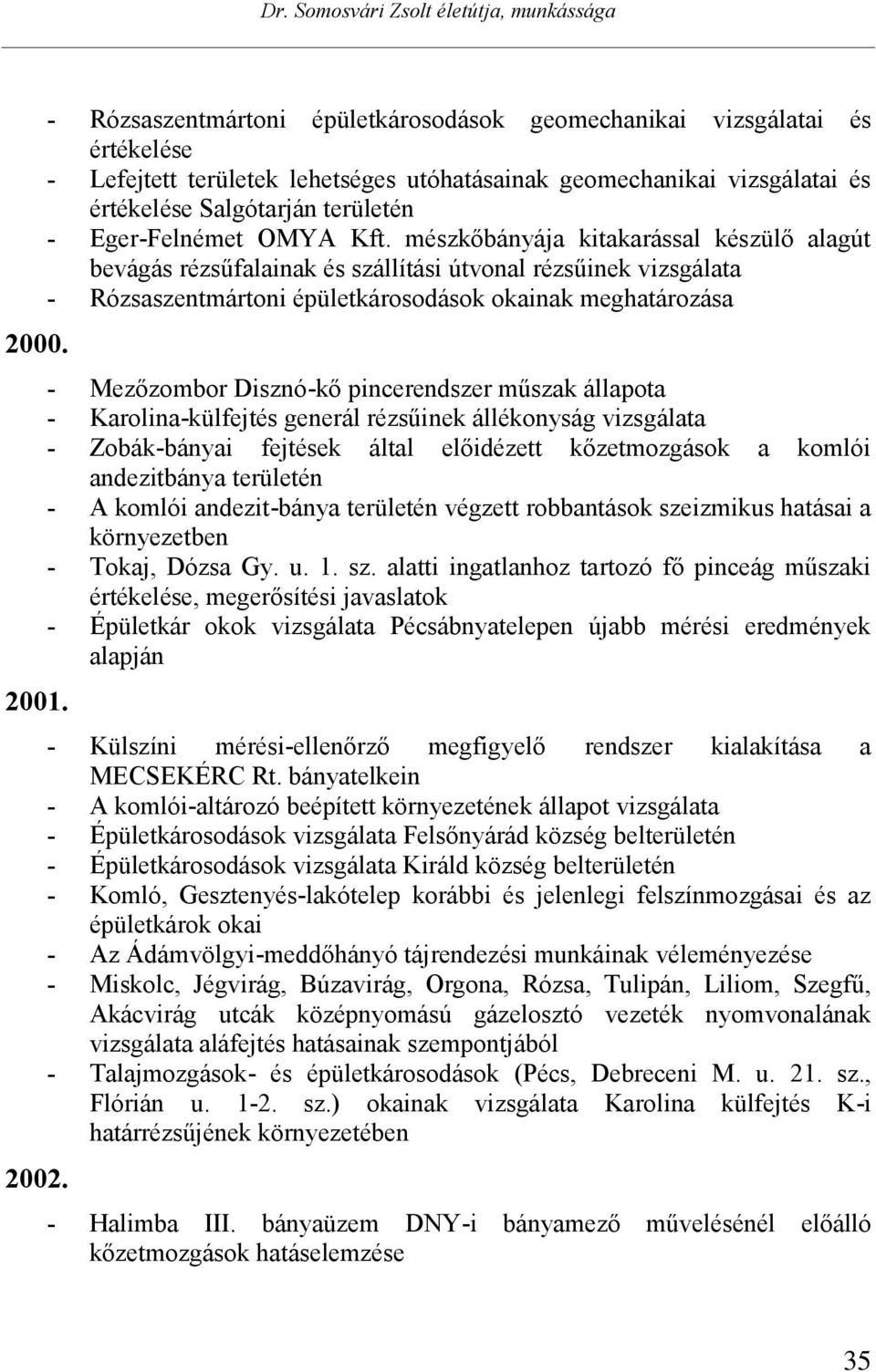 Eger-Felnémet OMYA Kft.