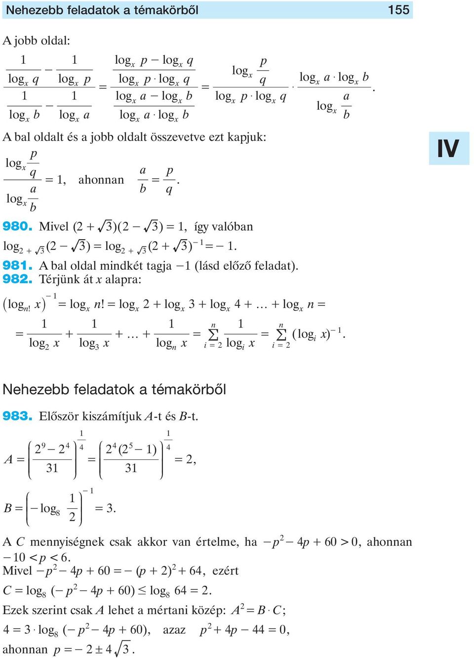 log + log + log + f + log - + + f +!