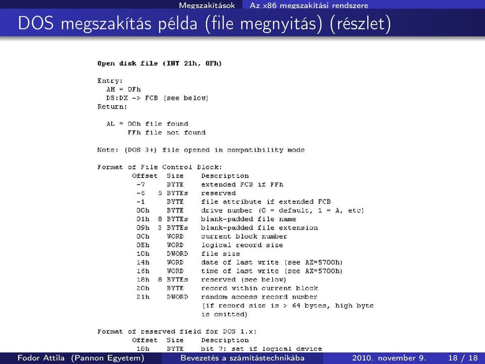 (részlet) Fodor Attila (Pannon Egyetem)