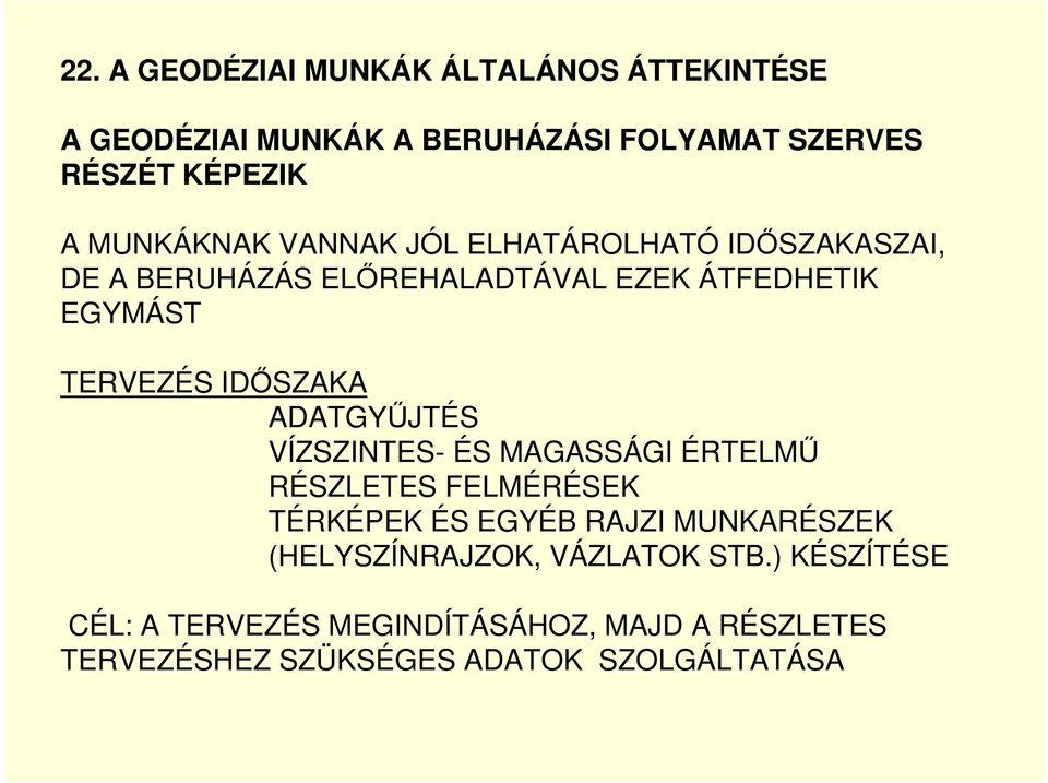 IDİSZAKA ADATGYŐJTÉS VÍZSZINTES- ÉS MAGASSÁGI ÉRTELMŐ RÉSZLETES FELMÉRÉSEK TÉRKÉPEK ÉS EGYÉB RAJZI MUNKARÉSZEK