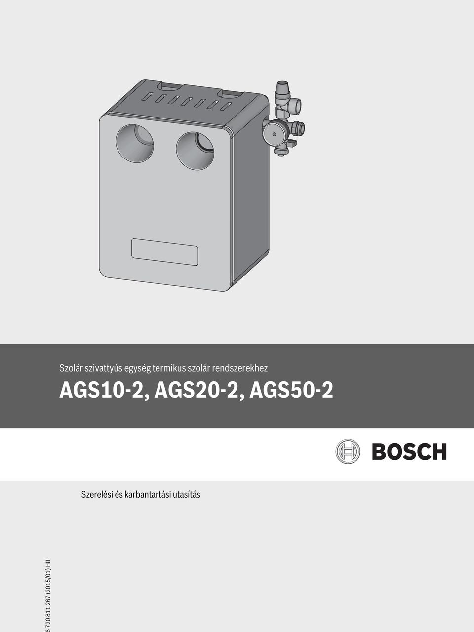 AGS0-, AGS0-, AGS50- Szerelési