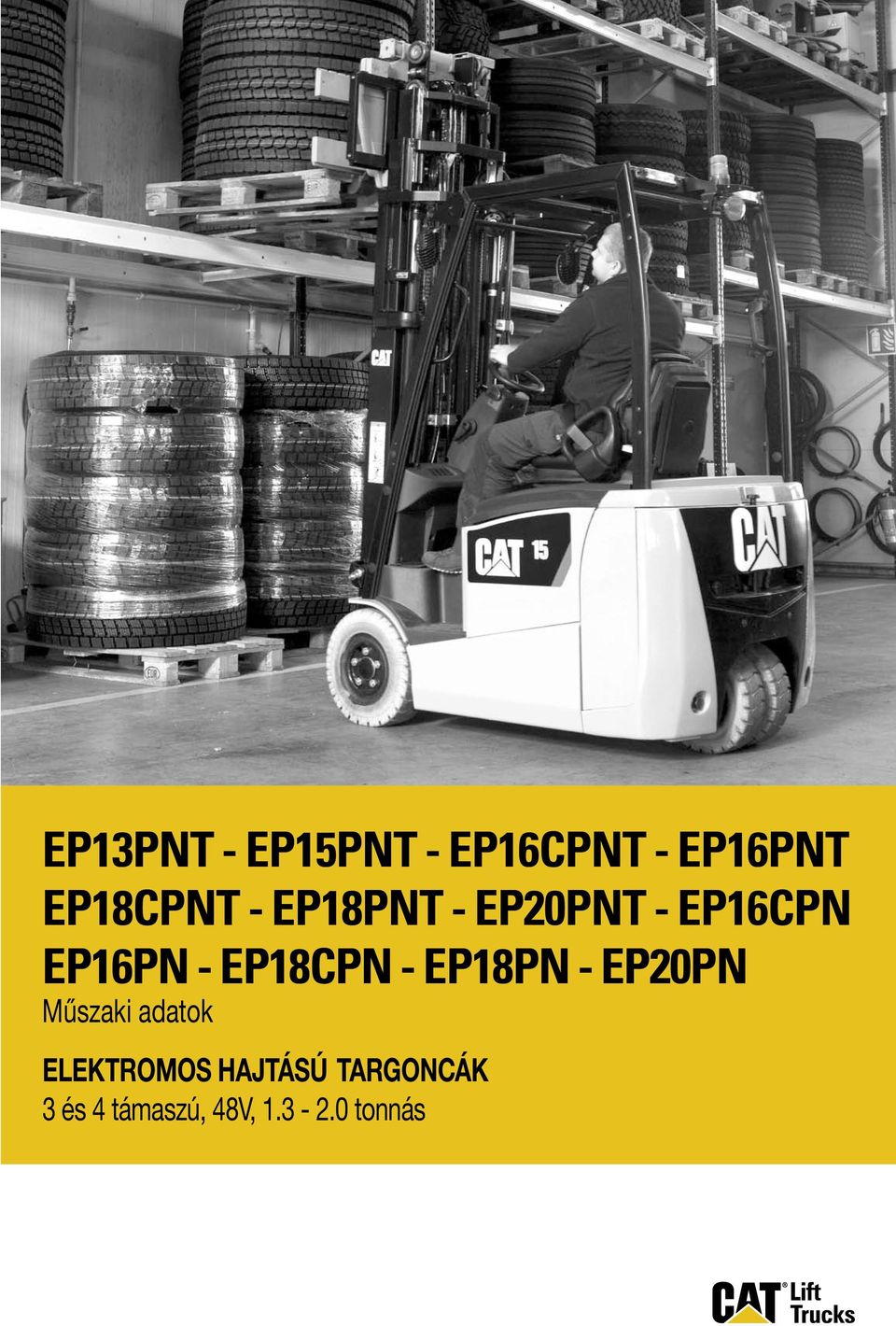 - EP18PN - EP20PN Műszaki adatok ELEKTROMOS