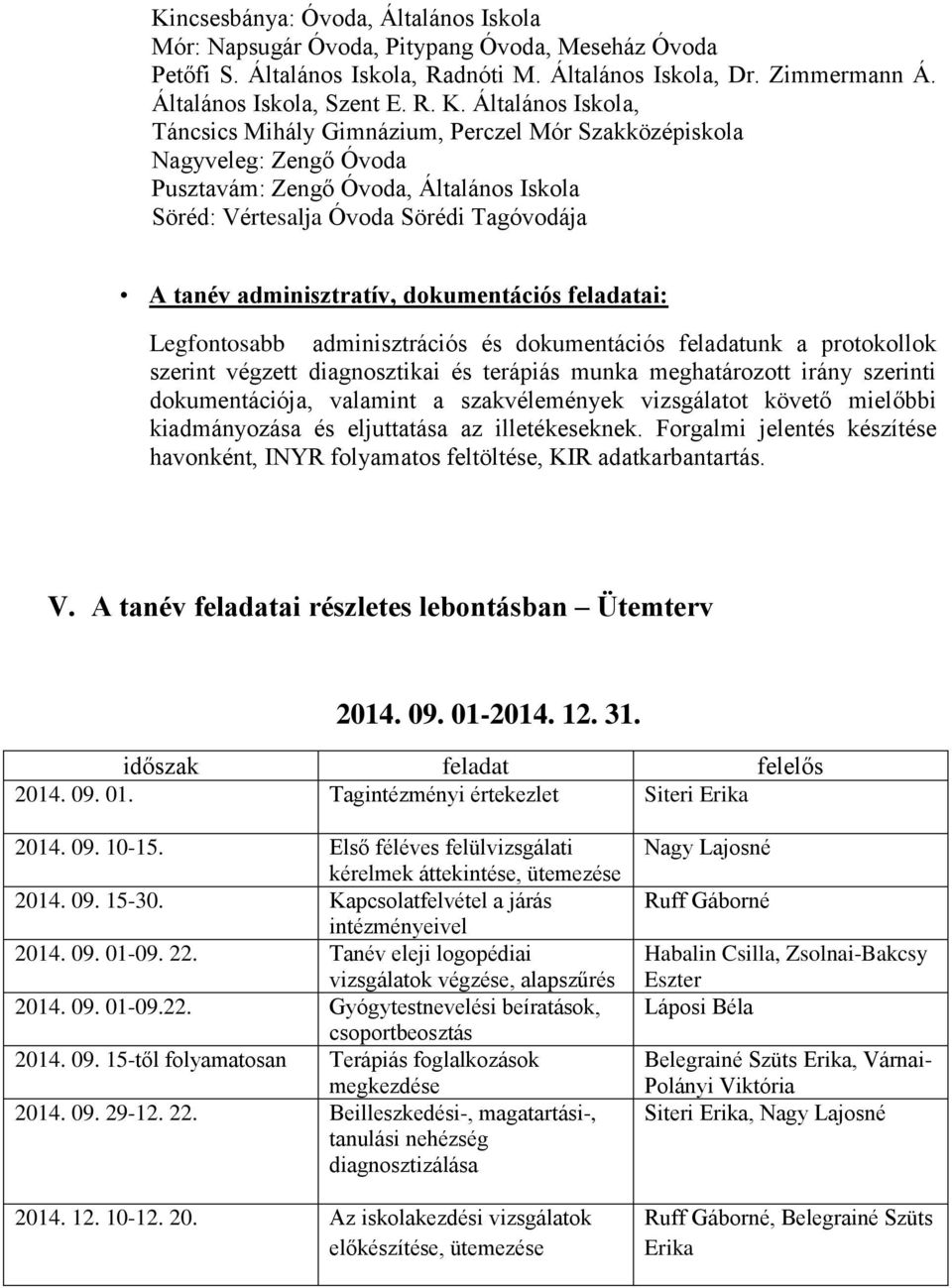 adminisztratív, dokumentációs feladatai: Legfontosabb adminisztrációs és dokumentációs feladatunk a protokollok szerint végzett diagnosztikai és terápiás munka meghatározott irány szerinti