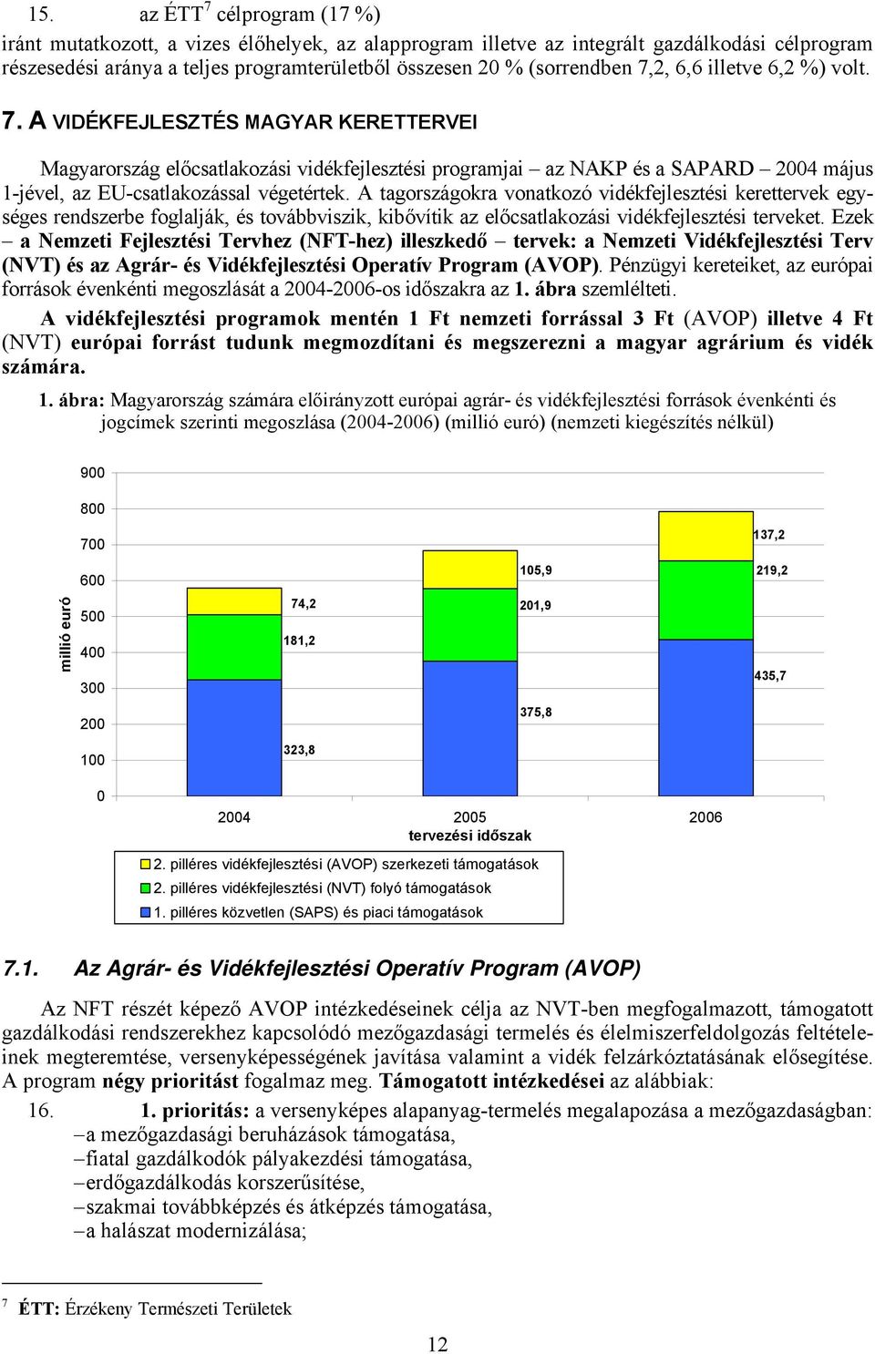 A tagországokra vonatkozó vidékfejlesztési kerettervek egységes rendszerbe foglalják, és továbbviszik, kibővítik az előcsatlakozási vidékfejlesztési terveket.