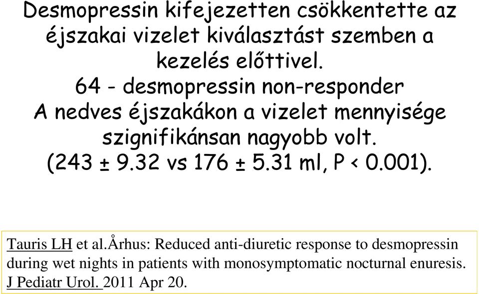 (243 ± 9.32 vs 176 ± 5.31 ml, P < 0.001). Tauris LH et al.