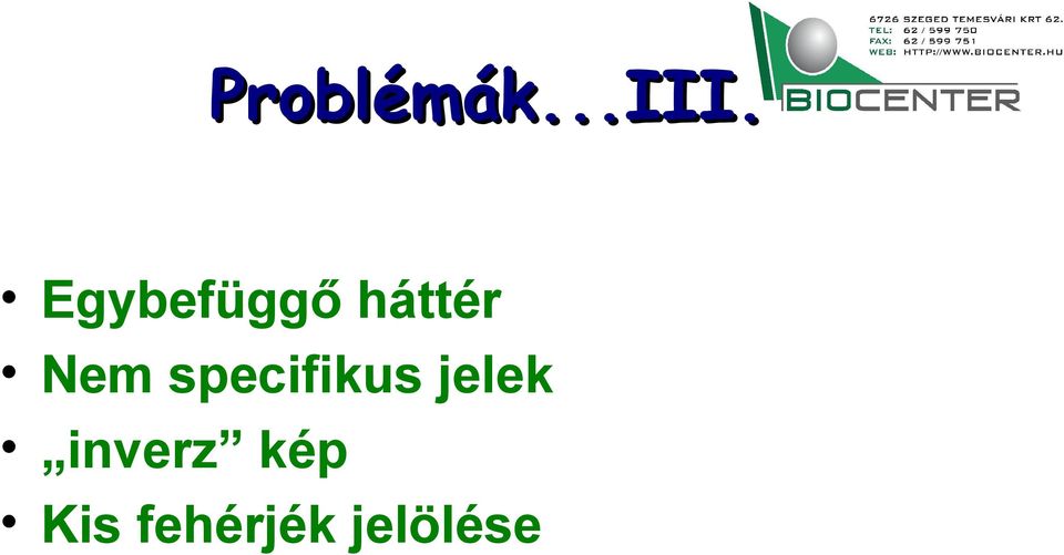 specifikus jelek