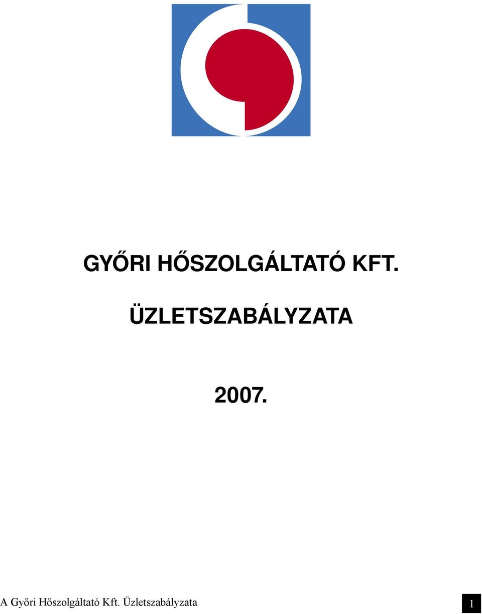 A Győri Hőszolgáltató