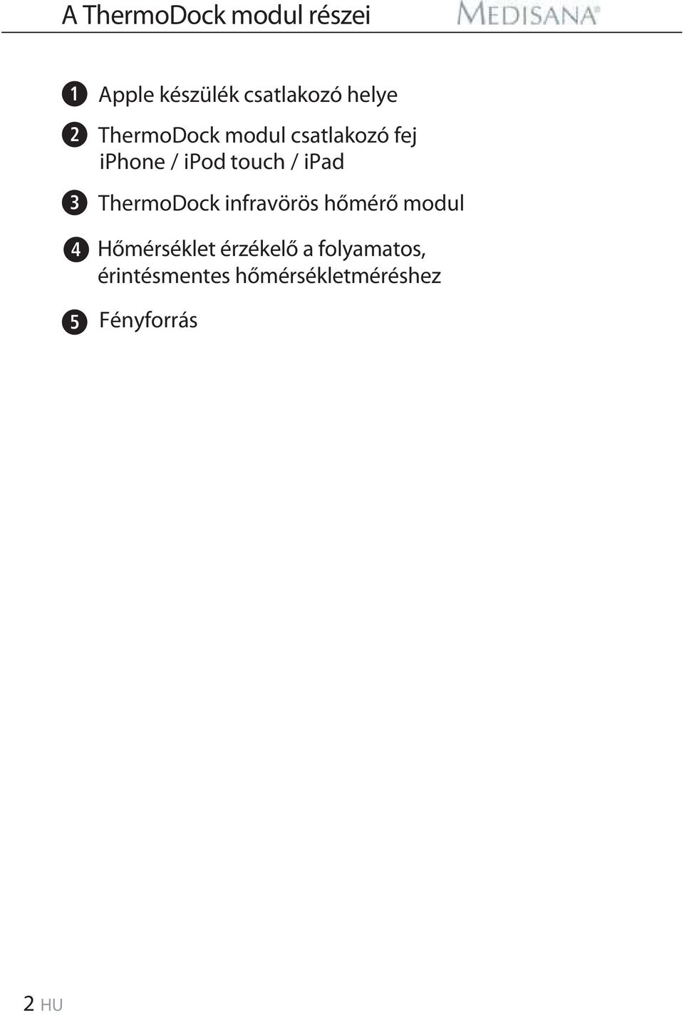 ThermoDock infravörös hőmérő modul Hőmérséklet érzékelő a