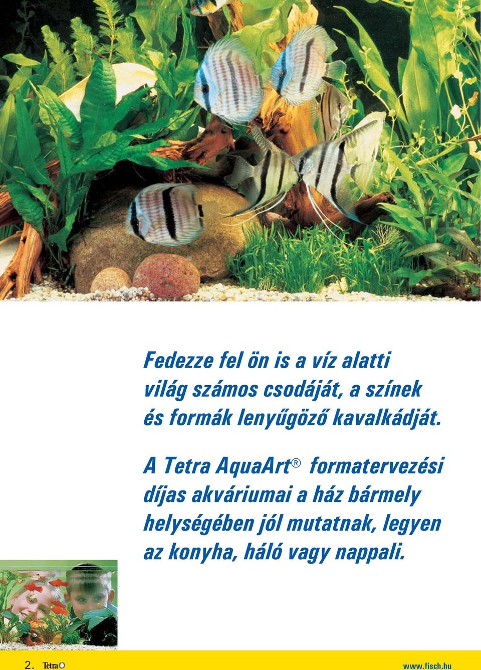 A Tetra AquaArt formatervezési díjas akváriumai a ház