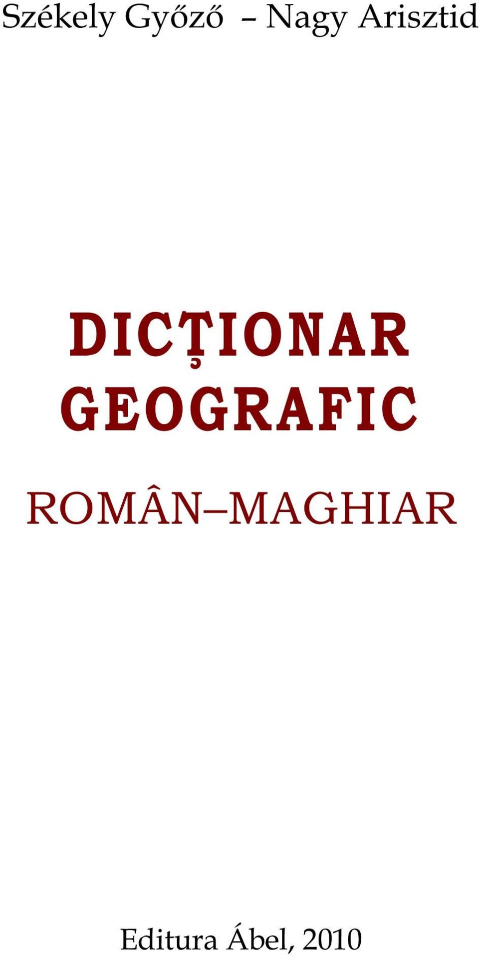 GEOGRAFIC ROMÂN