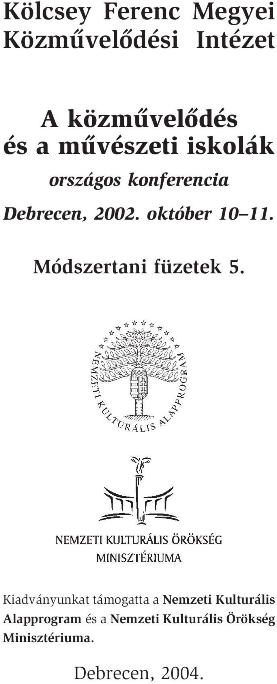 Módszertani füzetek 5.