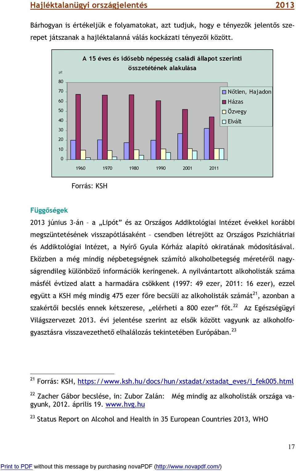 június 3-án a Lipót és az Országos Addiktológiai Intézet évekkel korábbi megszüntetésének visszapótlásaként csendben létrejött az Országos Pszichiátriai és Addiktológiai Intézet, a Nyírő Gyula Kórház