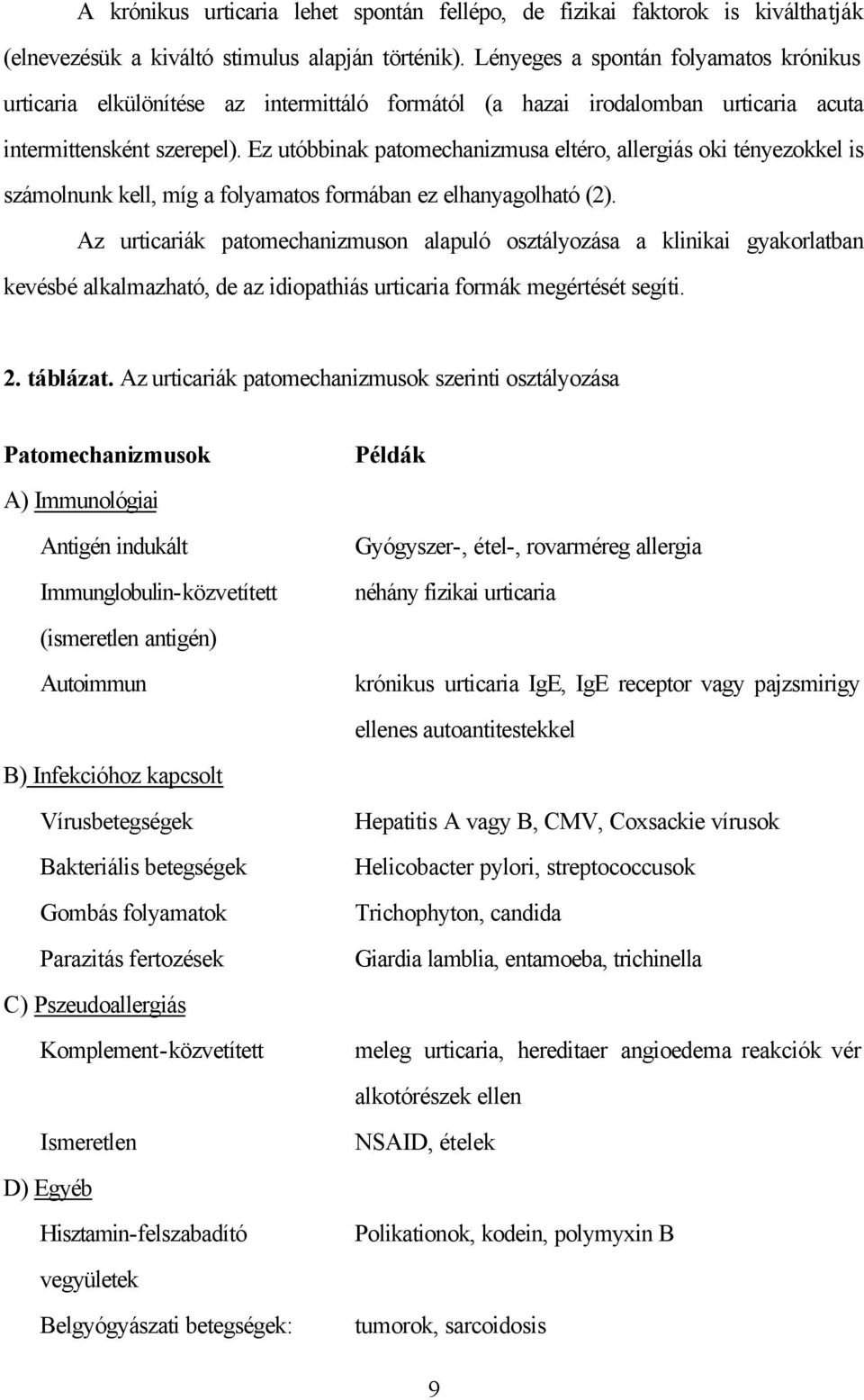 Ez utóbbinak patomechanizmusa eltéro, allergiás oki tényezokkel is számolnunk kell, míg a folyamatos formában ez elhanyagolható (2).