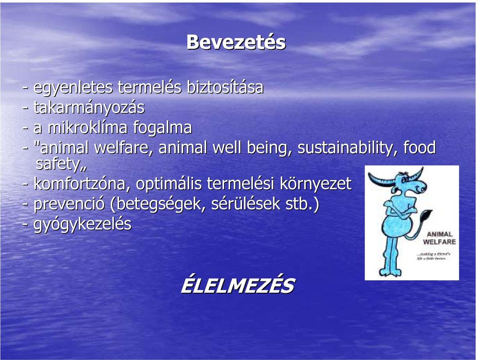 sustainability, food safety - komfortzóna, optimális termelési