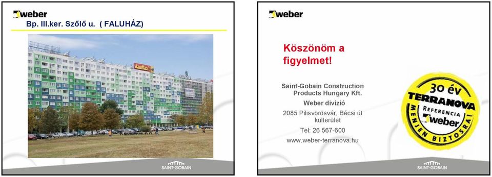 Saint-Gobain Construction Products Hungary Kft.