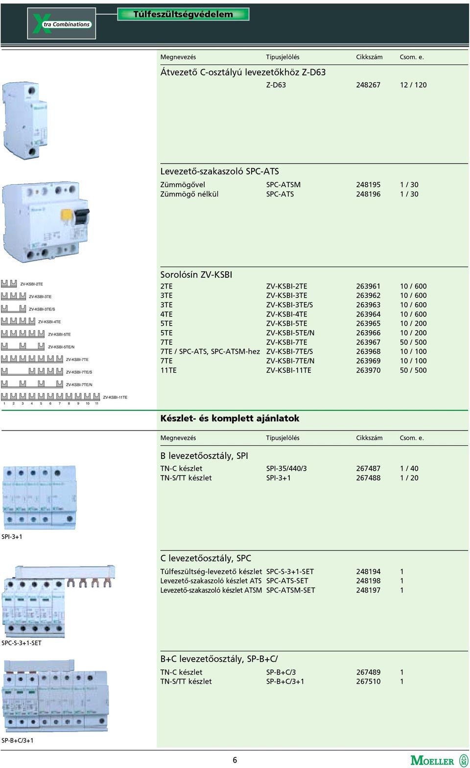 5TE 7TE 7TE / SPC-ATS, SPC-ATSM-hez 7TE 11TE ZV-KSBI-2TE 263961 10 / 600 ZV-KSBI-3TE 263962 10 / 600 ZV-KSBI-3TE/S 263963 10 / 600 ZV-KSBI-4TE 263964 10 / 600 ZV-KSBI-5TE 263965 10 / 200