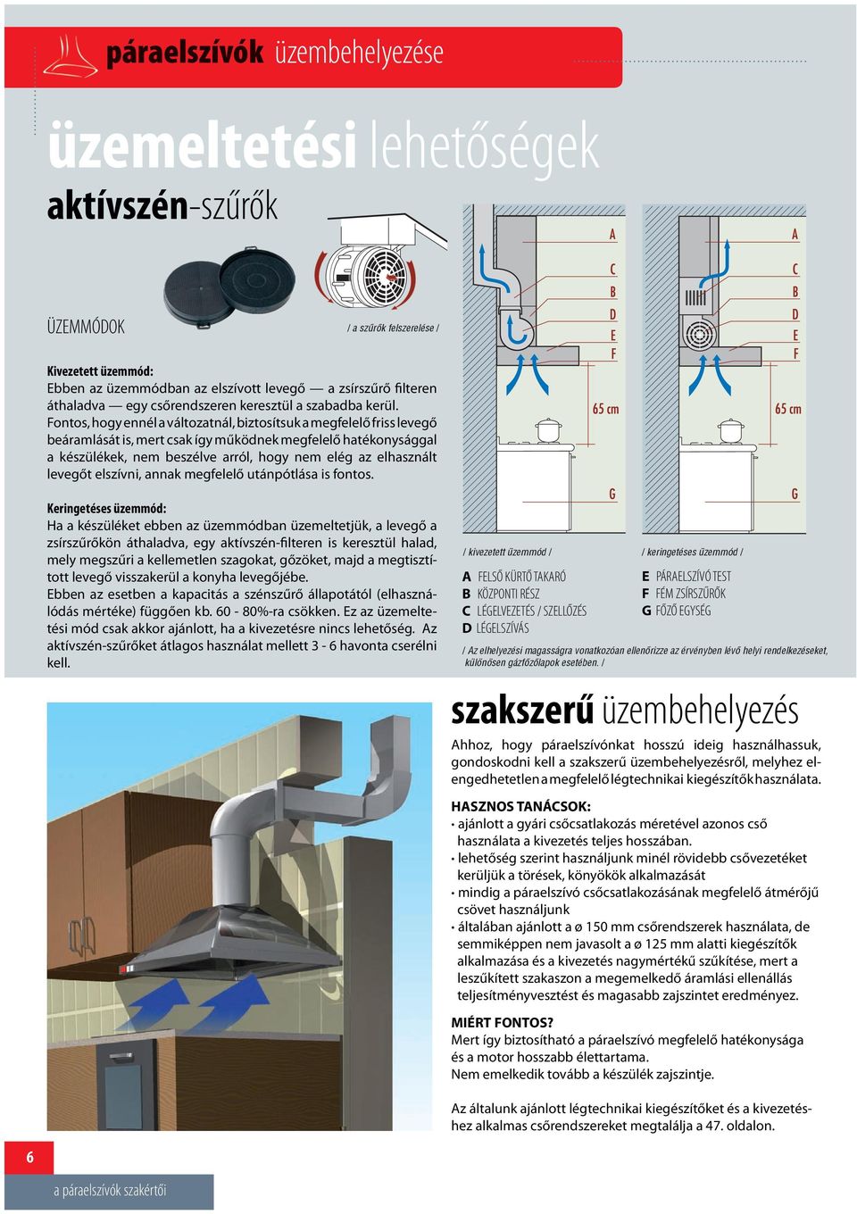 Fontos, hogy ennél a változatnál, biztosítsuk a megfelelő friss levegő beáramlását is, mert csak így működnek megfelelő hatékonysággal a készülékek, nem beszélve arról, hogy nem elég az elhasznált