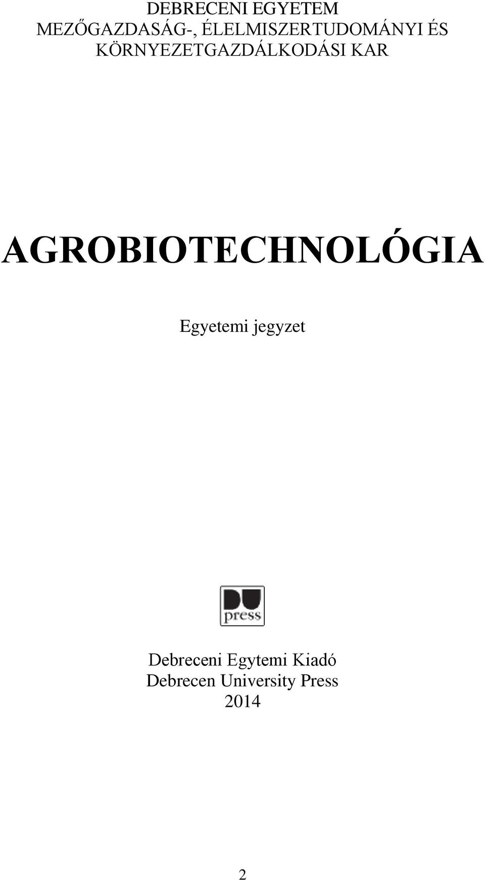 KÖRNYEZETGAZDÁLKODÁSI KAR