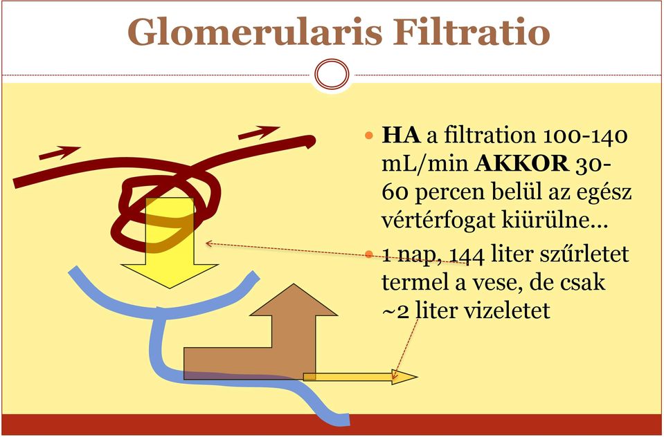 egész vértérfogat kiürülne.