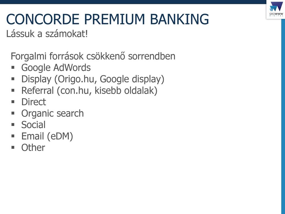 Display (Origo.hu, Google display) Referral (con.