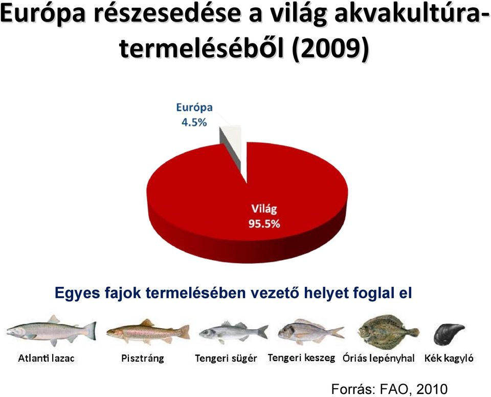 (2009) Egyes fajok termelésében